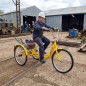 Triciclo 24" Para adultos Belda Amarillo